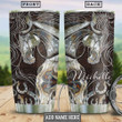 Horse Metal Personalized Tumbler Cup Stainless Steel Insulated Tumbler 20 Oz Tumbler Cups For Travel/ Camping With Lid Great Gifts For Birthday Christmas Best Gifts For Horse Lovers