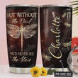 Personalized Dragonfly Quote Tumbler Cup Without The Dark We'd Never See The Star Stainless Steel Insulated Tumbler 20 Oz Best Gifts For Birthday Christmas Thanksgiving Gifts For Dragonfly Lovers