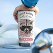 Personalized Raccoon Tumbler Just A Girl Who Loves Raccoon Tumbler Cup Stainless Steel Tumbler, Tumbler Cups For Coffee/Tea, Great Customized Gifts For Birthday Christmas Perfect Gift For Raccoon Lovers