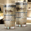 Horse Racing Knowledge Stainless Steel Vacuum Insulated, 20 Oz Tumbler Cups For Coffee/Tea, Great Customized Gifts For Birthday Christmas Thanksgiving, Perfect Gifts For Horse Lovers