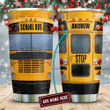 Personalized School Bus Driver All Over Print Tumbler Cup Stainless Steel Tumbler, Tumbler Cups For Coffee/Tea, Great Customized Gifts For Birthday Christmas Perfect Gift For School Bus Driver