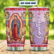 Personalized Our Lady Mother Mary With Angels Stainless Steel Tumbler, Tumbler Cups For Coffee/Tea, Great Customized Gifts For Birthday Christmas Thanksgiving