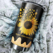 Sunflower Autism Tumbler Accept Understand Love Tumbler Stainless Steel Vacuum Insulated Double Wall Travel Tumbler With Lid, Tumbler Cups For Coffee/Tea, Perfect Gifts For Birthday Christmas