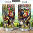 Personalized Chicken Tumbler Beautiful Chicken Farm Art Tumbler Cup Stainless Steel Tumbler, Tumbler Cups For Coffee/Tea, Great Customized Gifts For Birthday Christmas