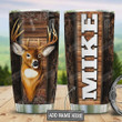 Personalized Deer Tumbler Cup, Stainless Steel Vacuum Insulated Tumbler 20 Oz, Perfect Gifts For Birthday Christmas Thanksgiving, Gifts For Deer Lovers, Unique Coffee/ Tea Tumbler With Lid