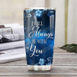 Personalized Hibiscus Sea Turtle Heart Shaped Tumbler Cup I Will Always Be With You Stainless Steel Insulated Tumbler 20 Oz Gifts For Turtle Lovers Best Gifts For Birthday Christmas Thanksgiving