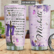 Personalized Faith Jesus Butterfly Stainless Steel Vacuum Insulated 20 Oz Tumbler Cups For Coffee/Tea Great Customized Gifts For Birthday Christmas Thanksgiving Perfect Gifts For Jesus Lovers