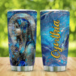 Personalized Abstract Art Our Lady Mother Mary Stainless Steel Tumbler, Tumbler Cups For Coffee/Tea, Great Customized Gifts For Birthday Christmas Thanksgiving