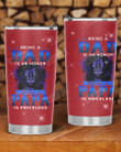 Being A Dad Is An Honor Being A Papa Is Priceless Stainless Steel Tumbler, Tumbler Cups For Coffee/Tea, GreatCustomized Gifts For Birthday Christmas Thanksgiving, Anniversary