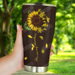 Turtle Sunflower Stainless Steel Tumbler, Tumbler Cups For Coffee Or Tea, Great Gifts For Thanksgiving Birthday Christmas