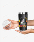 Black Girl Power, Black Girl Art In Black Stainless Steel Tumbler Cup For Coffee/Tea, Great Customized Gift For Birthday Christmas Thanksgiving