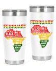 African Map February Black History Month Stainless Steel Tumbler, Tumbler Cups For Coffee Or Tea, Great Gifts For Thanksgiving Birthday Christmas