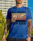 Best Friends For Life Cat Retro Navy Short-Sleeves Tshirt, Pullover Hoodie, Great Gift T-shirt For Thanksgiving Birthday Christmas