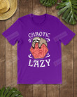 Chaotic Lazy Sloth Short-Sleeves Tshirt, Pullover Hoodie, Great Gift T-Shirt For Thanksgiving Birthday Christmas