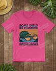 Retro Navy Some Girls Go Swimming Short-Sleeves Tshirt, Pullover Hoodie, Great Gift T-shirt For Thanksgiving Birthday Christmas