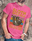 Retro Blue Sloth Hiking Team Short-Sleeves Tshirt, Pullover Hoodie, Great Gift T-shirt For Thanksgiving Birthday Christmas