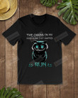 Creepy Cat Smiling Funny T-Shirt, The Chains On My Mood Swing Just Snapped T-Shirt, Funny Halloween T-Shirt