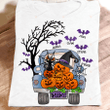 Personalized Mimi Truck Pumpkins Halloween Essential T-shirt, Unisex T-Shirt For Grandma Great Customized Gifts For Birthday Christmas Thanksgiving