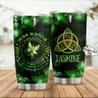 Personalized Irish Woman Custom Name Stainless Steel Tumbler, Tumbler Cups For Coffee/Tea, Great Customized Gifts For Birthday Christmas Thanksgiving