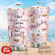 Personalized Quiltaholic Custom Name Stainless Steel Tumbler, Tumbler Cups For Coffee/Tea, Great Customized Gifts For Birthday Christmas Thanksgiving