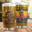 Beer Bear Dad It’s Not A Dad Bod Its A Father Figure Stainless Steel Tumbler
