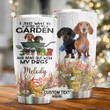 Personalized Hang Out With My Dachshunds Custom Name Stainless Steel Tumbler, Tumbler Cups For Coffee/Tea, Great Customized Gifts For Birthday Christmas Thanksgiving