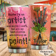 Personalized I'm An Artist Custom Name Stainless Steel Tumbler, Tumbler Cups For Coffee/Tea, Great Customized Gifts For Birthday Christmas Thanksgiving