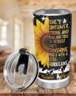 Personalized She Is A Sunflower Strong And Bold And True Stainless Steel Tumbler, Tumbler Cups For Coffee/Tea, GreatCustomized Gifts For Birthday Christmas Thanksgiving, Anniversary