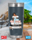 Growth Money Motivation Happiness Black Girl Stainless Steel Tumbler, Tumbler Cups For Coffee Or Tea, Great Gifts For Thanksgiving Birthday Christmas