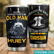 Personalized I Walked The Walk Vietnam Veteran Stainless Steel Tumbler, Tumbler Cups For Coffee/Tea, Great Customized Gifts For Birthday Anniversary