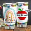 Personalized My Jam Is Teaching, Teacher Stainless Steel Tumbler Cup For Coffee/Tea, Great Customized Gift For Birthday Christmas Thanksgiving