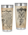 Personalized Family To My Daughter You'll Always Be My Baby Girl, I Love You To The Moon And Back Stainless Steel Tumbler, Tumbler Cups For Coffee/Tea