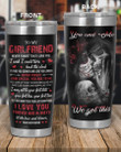 Personalized To My Girlfriend You And Me We Got This, I Wish I Could Turn Back The Clock From Boyfriend, Skull Couple Stainless Steel Tumbler Cup For Coffee/Tea