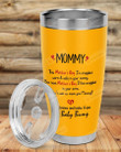Personalized To My Mommy From Baby Bump Stainless Steel Tumbler, Tumbler Cups For Coffee/Tea, Great Customized Gifts For Birthday Christmas Thanksgiving, Anniversary