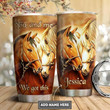 Personalized Horse You And Me We Got This Couple Stainless Steel Tumbler, Tumbler Cups For Coffee/Tea, Great Customized Gifts For Birthday Christmas Thanksgiving, Anniversary
