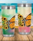 Personalized Faith-Butterfly The Best Gifts For Butterfly Lovers On Birthday Christmas Thanksgiving 20 Oz  Stainless Steel Sports Tumbler