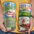 Personalized Camping Happy Campers Stainless Steel Tumbler, Tumbler Cups For Coffee/Tea, Great Customized Gifts For Birthday Christmas Thanksgiving Anniversary