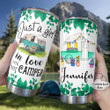 Personalized Camping Stainless Steel Tumbler, Tumbler Cups For Coffee/Tea, Great Customized Gifts For Birthday Christmas Thanksgiving Anniversary