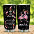 Christmas Flamingo Tumbler Cup, When You Choose Joy, Tumbler For Coffee/Tea, Stainless Steel  Insulated Tumbler 20 Oz, Great Gifts For Birthday Christmas Anniversary, Gifts For Flamingo Lovers