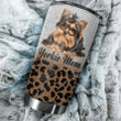 Yorkshire Terrier Tumbler Yorkshire Terrier Leopard Mom Stainless Steel Vacuum Insulated Double Wall Travel Tumbler With Lid, Tumbler Cups For Coffee/Tea, Perfect Gifts For Birthday Christmas Thanksgiving