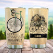 Personalized Bicycle Tumbler Cup You Must Keep Moving Stainless Steel Tumbler, Tumbler Cups For Coffee/Tea, Great Customized Gifts For Birthday Christmas