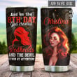 Redheads On The 8th Day Personalized Tumbler Cup God Created And Devil Stood At Attention Stainless Steel Vacuum Insulated Tumbler 20 Oz Perfect Gifts For Girl On Birthday Christmas Thanksgiving