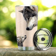 Personalized Wolf Parents To Daughter Tumbler Cup Never Forget That I Love You Stainless Steel Vacuum Insulated Tumbler 20 Oz Great Customized Gifts For Daughter On Birthday Christmas Thanksgiving