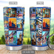 Personalized Puerto Rico Picture Tumbler Cup Puerto Rican Flag Stainless Steel Vacuum Insulated Tumbler 20 Oz Great Customized Gifts For Birthday Christmas Thanksgiving Coffee/ Tea Tumbler