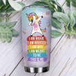 Lgbt Unicorn Personalized Tumbler Cup I Am Who I Am I Am Brave Stainless Steel Vacuum Insulated Tumbler 20 Oz Tumbler For Coffee/ Tea Best Gifts For Lgbt Great Birthday Gifts Christmas Gifts