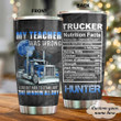 Personalized, Trucker, My Teacher Was Wrong Stainless Steel Tumbler Cup For Coffee/Tea, Great Customized Gift For Birthday Christmas Thanksgiving