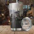 Personalized I Am A Truck Driver Stainless Steel Vacuum Insulated Double Wall Travel Tumbler With Lid, Tumbler Cups For Coffee/Tea, Perfect Gifts For Trucker On Birthday Christmas Thanksgiving