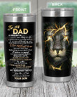 Personalized Family To My Dad I Will Always Be Your Little Boy, You Will Always Be My Greatest Hero Stainless Steel Tumbler, Tumbler Cups For Coffee/Tea