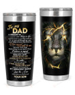 Personalized Family To My Dad I Will Always Be Your Little Boy, You Will Always Be My Greatest Hero Stainless Steel Tumbler, Tumbler Cups For Coffee/Tea
