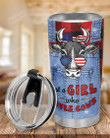 Personalized Just A Girl Who Loves Cows Stainless Steel Tumbler, Tumbler Cups For Coffee/Tea, Great Gifts For Birthday Christmas Thanksgiving